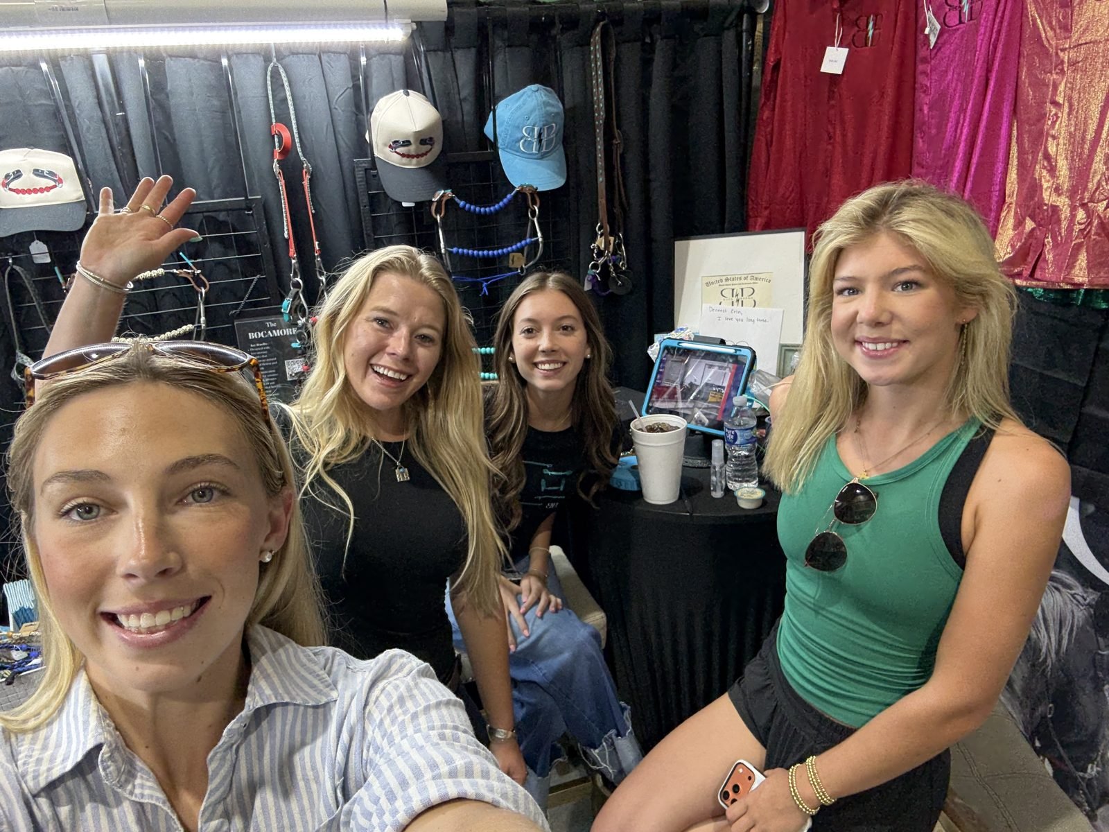 The Dig1t team with Boca Brand at their booth